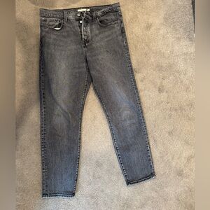 Levi wedgie straight black/gray jeans size 31